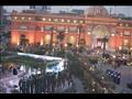 صور من التحرير قبل خروج موكب المومياوات من المتحف المصري