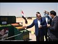 السيسي يتفقد موسم الحصاد الزراعي بمشروع مستقبل مصر