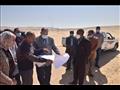 محافظ أسيوط يتفقد موقع محطة معالجة صرف صحي بني غالب 