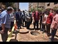 محافظ أسيوط يتفقد محطة رفع صرف صحي الحما وبعض شبكات الصرف بمنفلوط 