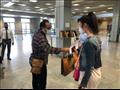 استقبال السائحين بمطار شرم الشيخ 