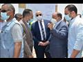 وزير التنمية المحلية ومحافظ بني سويف يتابعان مشروع تبطين الترع 