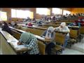 رئيس جامعة المنيا يتفقد لجان امتحانات