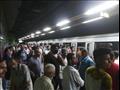 توقف حركة المترو - تصوير عبدالله عويس