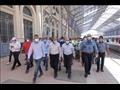 وزير النقل يتفقد محطة مصر بالاسكندرية 