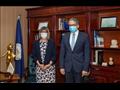 العناني ووزيرة الثقافة والإعلام الصربية 