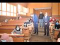 رئيس جامعة سوهاج يتفقد امتحانات الفصل الدراسي الثاني