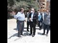 محافظ بني سويف يتفقد أعمال رصف طريق السادات