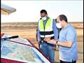 الرئيس السيسي يتفقد مشروعات تطوير شبكة محاور وطرق الساحل الشمالي (4)