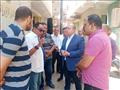 نائب محافظ الجيزة يتفقد مشروع الصرف الصحي 