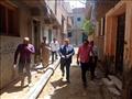 نائب محافظ الجيزة يتفقد مشروع الصرف الصحي 