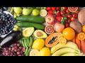 الفواكه والخضروات الملونة