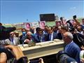 وزير الرياضة يضع حجر أساس استاد النادي المصري