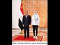  الرئيس عبدالفتاح السيسي مع  الأبطال الرياضيين