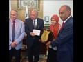 نقابة المعلمين بالفيوم تُكرم الطالبة خديجة ثالث الجمهورية 