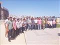 وفد من طلاب كليات الهندسة يتفقد مشروعات مدينة المن