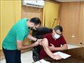  تطعيم العاملين بالديوان العام بلقاح كورونا