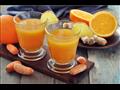 عصير البرتقال مع الجزر
