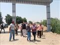 جولة ميدانية لنائب محافظ الجيزة بمدينة منشأة القناطر