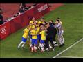 فرحة منتخب البرازيل بالفوز أمام إسبانيا