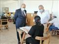 رئيس جامعة المنيا يتابع اختبارات القدرات
