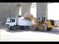 رفع أطنان من القمامة بمحيط سور مجرى العيون