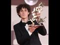 فيليبو سكوتي أفضل ممثل شاب عن فيلم The Hand of God من مهرجان فينيسيا - صورة من epa 