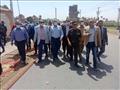 جولة وزير الري ومحافظ أسيوط ـ تبطين الترع