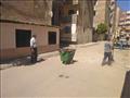 رفع القمامة بشوارع الإسكندرية 