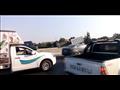 شلل مروري بالطريق الإقليمي إثر انقلاب سيارة نقل  