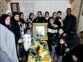 أسرة الشهيد السيد عبد العال تحتفل بعيد ميلاده في بورسعيد