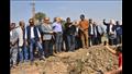 جولة وزير الري ومحافظ أسيوط بمحيط مصرف أبو جبل