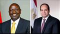 الرئيس عبد الفتاح السيسي و الرئيس ويليام روتو
