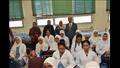 رئيس جامعة أسيوط يتفقد انتظام الدراسة بكلية التمريض