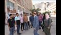 رئيس جامعة أسيوط يتفقد انتظام الدراسة بكلية التمريض