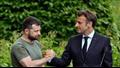 إيمانويل ماكرون وفولوديمير زيلينسكي