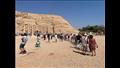 إقبال السياح على معبدي أبو سمبل وإدفو