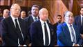 ساويرس وعمرو موسى ومحافظ المركزي والبابا تواضروس في عزاء رؤوف غبور