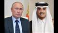 الشيخ تميم بن حمد وفلاديمير بوتين