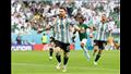احتفال ميسي بهدفه أمام السعودية