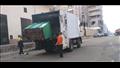رفع قمامة ومخلفات من شوارع الإسكندرية