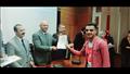رئيس جامعة بنها يكرم الطلاب الفائزين في المسابقات الثقافية