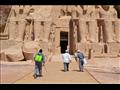 رش وتعقيم معبد أبو سمبل