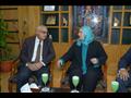 رئيس جامعة المنصورة يستقبل وزيرة التضامن الاجتماعى