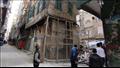 انهيار عقار بالعطارين في الاسكندرية 