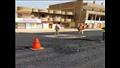 إعادة رصف الطريق الزراعي الغربي في الأقصر