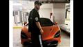 محمد رمضان بجانب سيارته ماكلارين 720S
