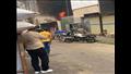 حريق بممر عقار في محطة الرمل (8)