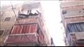 انهيار أجزاء من عقار بالإسكندرية 