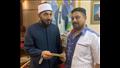 جورج مع الشيخ مصطفى سعفان